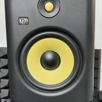 KRK Rokit 8 G4 + Stativi Novopro SMS80R + cavi