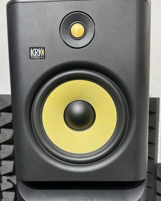 KRK Rokit 8 G4 + Stativi Novopro SMS80R + cavi