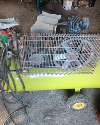 Compressore aria professionale 100 litri a cinghia