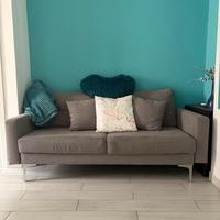 Divano tessuto Grigio vellutato 3 post-TUSCOLANA