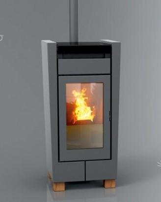 Stufa a pellet Thermorossi mod MOVIDA 10,4kW