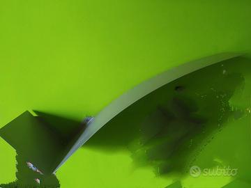 Mensola libreria grigio metallizzato