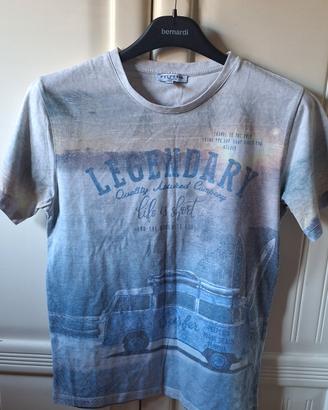 T-Shirt Uomo/Unisex Stampa Surf Vintage/Wanderlust