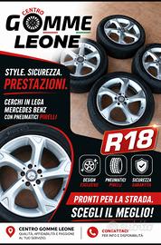 4 cerchi in lega Mercedes 