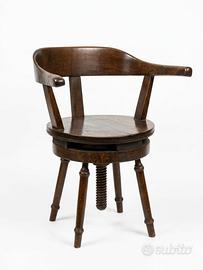 Sedia Regolabile a Vite fine 800  – Legno Massello