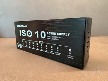 Alimentatore pedali chitarra/basso 10 uscite