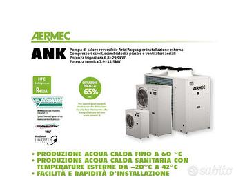 pompa di calore Aermec ANK 150HP poco usata