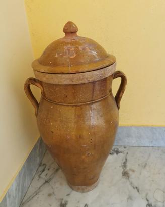 Giara con coperchio (fine 1800) per alimenti