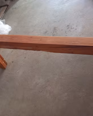 trave in legno a L