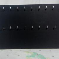 Bacheca portachiavi in legno, nera