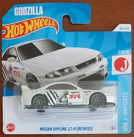 Hot Wheels Godzilla Nissan Skyline Gt-R (BCNR33)