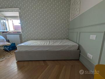 Letto singolo sommier Nidi contenitore 