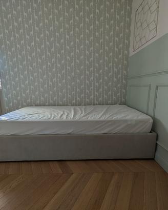 Letto singolo sommier Nidi contenitore 