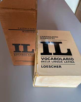 Dizionario latino Castiglioni-Mariotti
