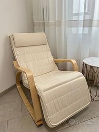 Sedia a dondolo in legno