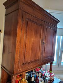 Credenza noce arte povera