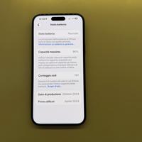 iPhone 15 Plus 256 gb Nero MAI APERTO Con Fattura