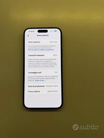 iPhone 15 Plus 256 gb Nero MAI APERTO Con Fattura