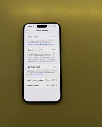 iPhone 15 Plus 256 gb Nero MAI APERTO Con Fattura