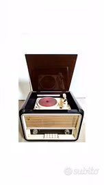 Radio Giradischi Valvole Geloso Milano Vintage Ann