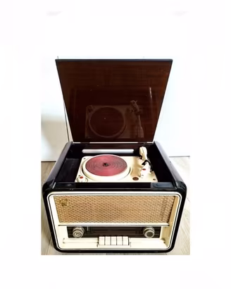 Radio Giradischi Valvole Geloso Milano Vintage Ann