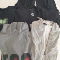 box felpe griffate Woolrich, Diesel, ecc