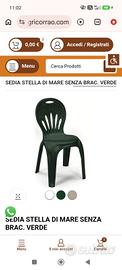 Sedie per giardino 