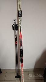 sci da fondo + bastoncini