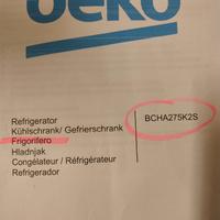 frigo- Beko BCHA275K2S accessori