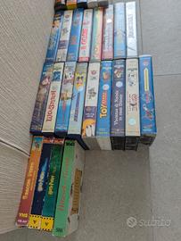 videocassette vhs, singole o in lotto.