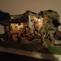 presepe completo e tutto costruito 
