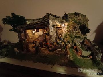presepe completo e tutto costruito 
