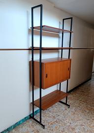 Libreria stile scandinavo anni '60 modernariato 
