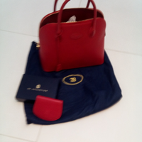 Borsa Bugatti e portafogli rossa