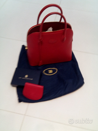 Borsa Bugatti e portafogli rossa