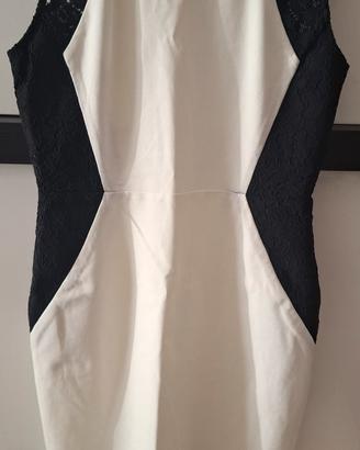 vestito nuovo Twinset  taglia  42 bianco  e nero 