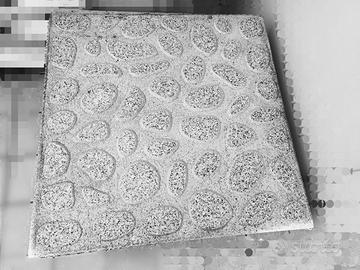 N 4 Piastre ombrellone sassi grandi 50x50x4hcm