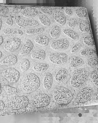 N 4 Piastre ombrellone sassi grandi 50x50x4hcm