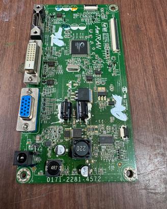 Scheda video e alimentatore per monitor HP