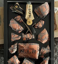 Quadro luminoso Moët Magnum – arredo bar / lounge