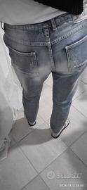 Pantaloni jeans strappati Lucifer taglia L