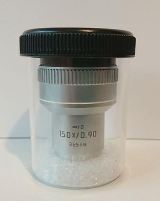Obiettivo microscopio Leica 150x UV 365nm