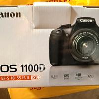 Canon Eos1100d + flash+obiettivo