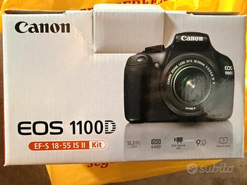 Canon Eos1100d + flash+obiettivo