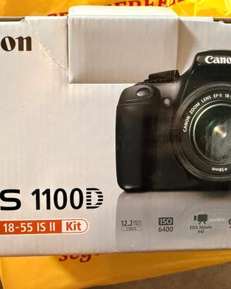 Canon Eos1100d + flash+obiettivo