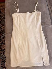 Abito Pull & Bear M nuovo bianco