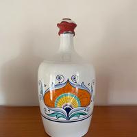 Vaso rustico in ceramica decorato
