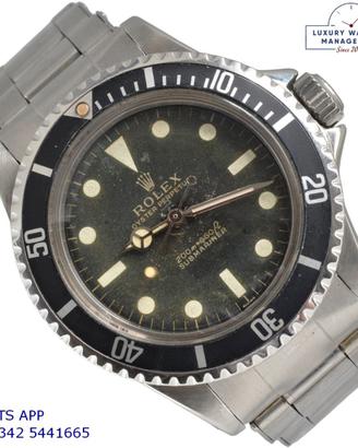 ROLEX Submariner 5513 Eagle Beak underline gilt