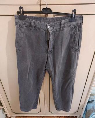Pantaloni Murphy & Nye Tg 34 Grigio 100% Cotone