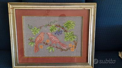 quadro all'uncinetto